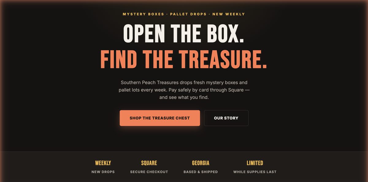 Southern Peach Treasures online store website